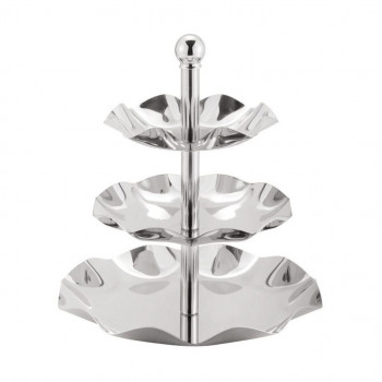 Этажерка 3 яруса h 30 см d 27,5 см нерж. P.L. Proff Cuisine