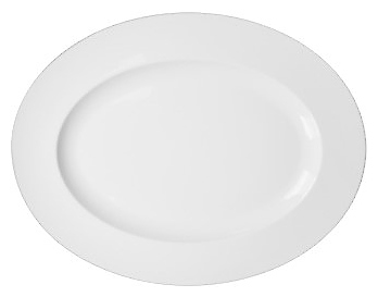 Блюдо овальное Corone White LQ-QK15069B 285х225х20 мм