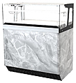 Витрина нейтральная ЧЗТО Celestium ювелирная с полкой XL 1430