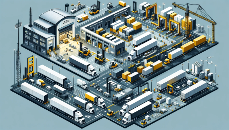 Забор оборудования с терминала транспортной компании