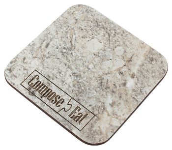 Подставка под кружку ComposeEat PGS963031OA4 10х10х4 см мрамор серый