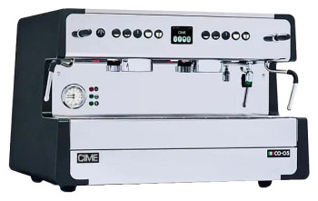 Кофемашина CIME CO-05 A 2GR MB Total Black