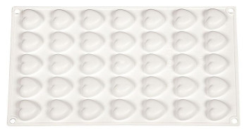 Форма силиконовая P.L. Proff Cuisine 73024125 "Микро сердце" 35 ячеек