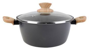 Кастрюля Vitrinor ECO Cooking 24 с крышкой, низкая