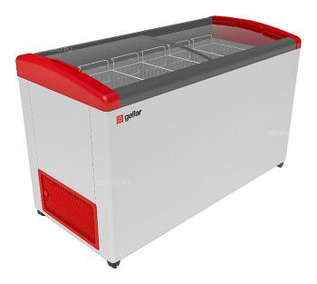 Морозильный ларь Gellar FG 575 E (FG 550 E) красный