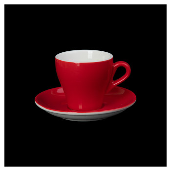 Кофейная пара Corone Gusto 190 мл красная