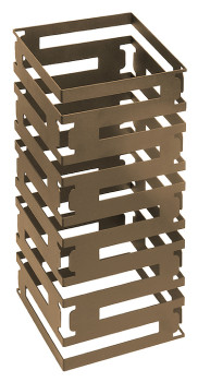 Подставка-куб фуршетная Luxstahl 200х200х450 мм бронза