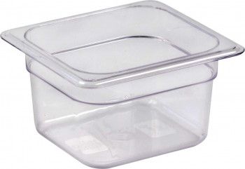 Гастроемкость из поликарбоната GN 1/6 176х164х100 мм [JW-P164]