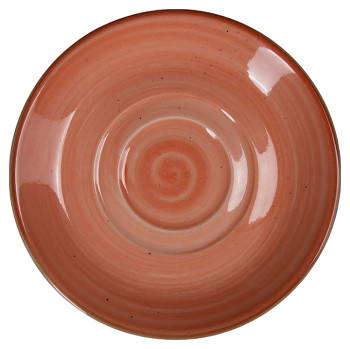 Блюдце Corone Natura HL902100D 114 мм коралловое