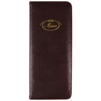 Папка-карта вин темно-коричневая [new 2S]