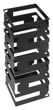 Подставка-куб фуршетная Luxstahl 150х150х355 мм черный