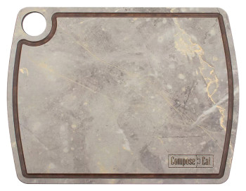Доска разделочная ComposeEat DRJ29223118OA6 29х22 см, мрамор итальянский серый