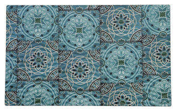 Блюдо сервировочное P.L. Proff Cuisine 542113B-TAI Damask Blue 53х32,5х1,8 см (меламин) прямоугольное