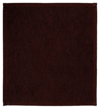Салфетка махровая Luxstahl Ошибори 300х300 мм коричневая, 10 шт.