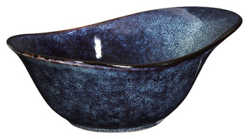 Салатник овальный Corone Celeste HL935870 450 мл синий