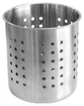Стакан для столовых приборов ROAL YFG-125 125х130 мм (нерж. сталь)