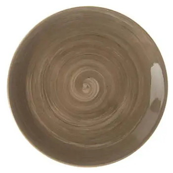 Тарелка мелкая Corone Natura HL908120B 200 мм серо-коричневая