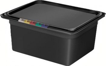 Гастроемкость из полипропилена без крышки GN 1/2 325х265х150 мм черная [422100713]