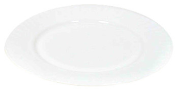 Тарелка мелкая ROAL XP90 9" Ø 22 см (стеклокерамика) белая
