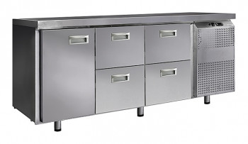 Стол морозильный Finist НХС-600-1/4 (боковой холодильный агрегат)