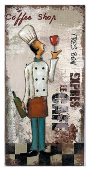 Картина P.L. Proff Cuisine FH83-13203 "Coffee Shop" 70х35х4,5 см