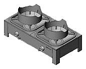 Плита газовая Вулкан KSB02 8069 WOK