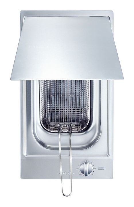 Встраиваемая фритюрница домино Miele CS 1411 F сталь