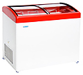 Ларь морозильный Снеж МЛГ-350 (подсветка) красный