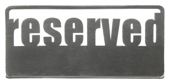 Табличка настольная Luxstahl Reserved 1