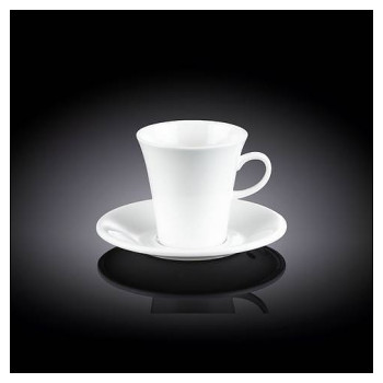 Чашка кофейная с блюдцем Wilmax WL-993005 / AB