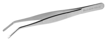 Пинцет Luxstahl 16 см (нерж. сталь) изогнутый