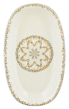 Блюдо овальное By Bone Tessera TN-TS-ZT-34-OV 34х20 см
