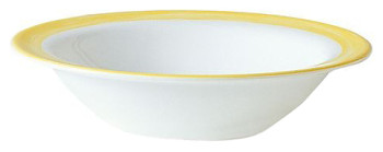 Блюдце десертное Arcoroc Brush 49119 12 см, бело-желтое
