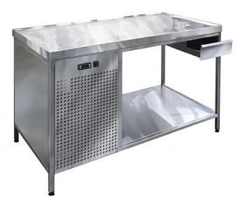 Стол холодильный Finist СХСо-1400-700 (боковой холодильный агрегат)