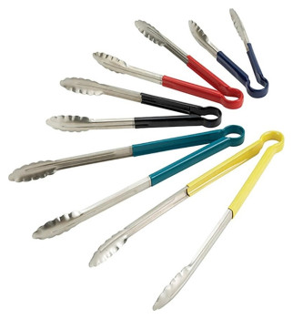 Щипцы для гриля P.L. Proff Cuisine LAB011 l=23 см (нерж. сталь / силикон) черные