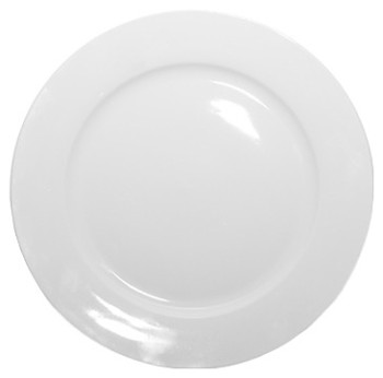 Тарелка мелкая ROAL BONE 10" Ø 25,5 см (фарфор) белая