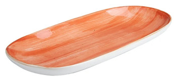 Блюдо овальное Corone Natura HL900630D 255х125 мм красное