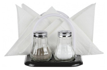 Набор для специй Luxstahl Волна 129-2+салфетница