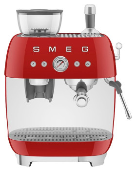 Эспрессо кофемашина SMEG EGF03RDEU красная
