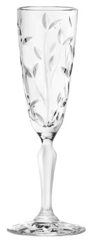 Бокал флюте для шампанского RCR Cristalleria Italiana Laurus 27596020006 160 мл (хрустальное стекло)