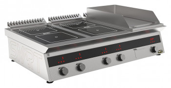 Плита индукционная комбинированная SMART INDUCTION K76-3KRN (с грилем)