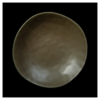 Тарелка мелкая Corone Sacramento HS169612 9,5" 240 мм 1100 мл, (фарфор) серо-зеленая