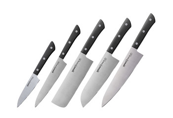 Набор кухонных ножей Samura Harakiri SHR-0250B/K