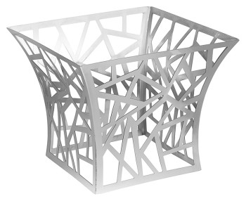Подставка фуршетная Luxstahl Геометрия 300х300х240 мм (нерж. сталь)