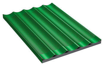 Лист для выпечки WLBake WBAG64 5WL LS TFL (600х400, алюм., багет., перф., тефлон)