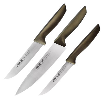Набор ножей Arcos Niza 818046 3 шт., коричневый