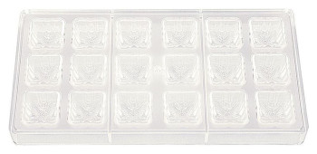 Форма пластиковая P.L. Proff Cuisine 81270034 "Квадрат с узором"