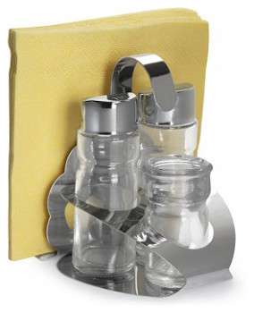 Набор для специй Luxstahl KH-403 нержавеющая сталь, крюк+салфетница