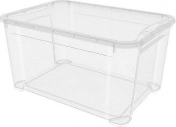 Контейнер 555х390х290 мм с крышкой прозрачный, ПП [4607016818764,431265801]