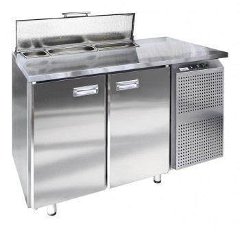 Стол холодильный для салатов Finist СХСс-600-2 (боковой холодильный агрегат)